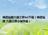 神武仙踪六道三界txt下载（神武仙踪 六道三界小说作品）