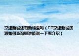京津新城还有新楼盘吗（﻿﻿京津新城房源如何查询呢谁能说一下呢介绍）