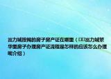 富力城按揭的房子房产证在哪里（﻿﻿富力城繁华里房子办理房产证流程是怎样的应该怎么办理呢介绍）