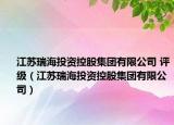 江苏瑞海投资控股集团有限公司 评级（江苏瑞海投资控股集团有限公司）
