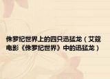 侏罗纪世界上的四只迅猛龙（艾蔻 电影《侏罗纪世界》中的迅猛龙）