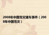 2008年中国雪灾堵车事件（2008年中国雪灾）