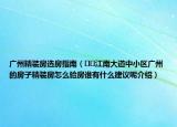 广州精装房选房指南（﻿﻿江南大道中小区广州的房子精装房怎么验房谁有什么建议呢介绍）