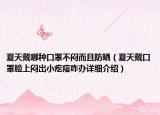 夏天戴哪种口罩不闷而且防晒（夏天戴口罩脸上闷出小疙瘩咋办详细介绍）
