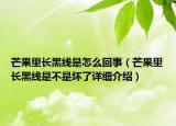 芒果里长黑线是怎么回事（芒果里长黑线是不是坏了详细介绍）