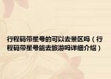 行程码带星号的可以去景区吗（行程码带星号能去旅游吗详细介绍）