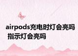 airpods充电时灯会亮吗 指示灯会亮吗