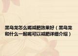 黑乌龙怎么喝减肥效果好（黑乌龙和什么一起喝可以减肥详细介绍）