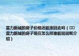富力新城的房子价格还能涨回去吗（﻿﻿富力新城的房子现在怎么样谁能说说呢介绍）