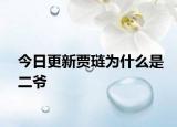 今日更新贾琏为什么是二爷