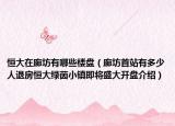 恒大在廊坊有哪些楼盘（廊坊首站有多少人退房恒大绿茵小镇即将盛大开盘介绍）