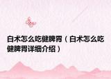 白术怎么吃健脾胃（白术怎么吃健脾胃详细介绍）