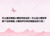 怎么更改唤醒小爱同学的名称（怎么给小爱同学换个名称唤醒 小爱同学怎样改唤醒名称介绍）