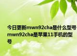 今日更新mwn92cha是什么型号mwn92cha是苹果11手机的型号