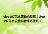 vivoy97怎么弄动态壁纸（vivoy97怎么设置抖音动态壁纸）
