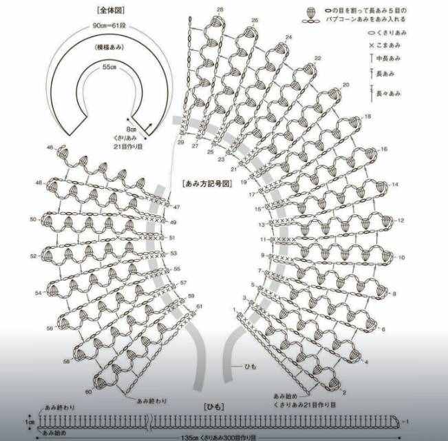 几款漂亮围脖编织，图解清晰，这个冬天钩几件