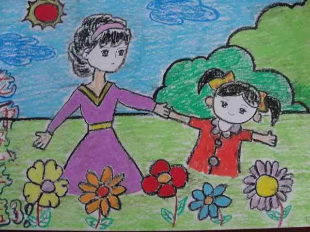 教师节儿童绘画作品：画出孩子心中最爱的老师，送上最纯真的祝福