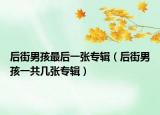 后街男孩最后一张专辑（后街男孩一共几张专辑）