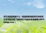 浮沉2的结局是什么（我是看新浪的到生命的意义章节就没有了谁有电子书的求发我邮箱19970544qq.com）