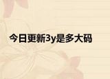 今日更新3y是多大码