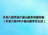 天龙八部手游少室山副本详细攻略（天龙八部3中少室山副本怎么过）