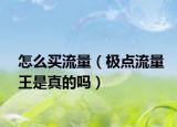 怎么买流量（极点流量王是真的吗）