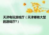 天津电玩游戏厅（天津哪有大型的游戏厅?）