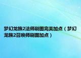 梦幻龙族2法师刷图完美加点（梦幻龙族2召唤师刷图加点）