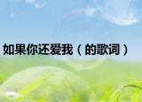 如果你还爱我（的歌词）