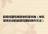 超级玛丽经典版单机版攻略（单机游戏永远的超级玛丽的操作方法）