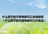 什么牌子的平板电脑可以当电脑用（什么牌子的平板电脑可以打电话）
