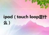 ipod（touch loop是什么）