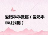 爱妃乖乖就寝（爱妃乖乖让我抱）