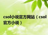 csol小说官方网站（csol官方小说）