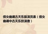 倩女幽魂古天乐版演员表（倩女幽魂中古天乐扮演者）