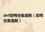 dnf悲鸣任务流程（悲鸣任务流程）