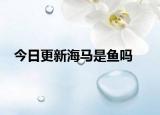 今日更新海马是鱼吗