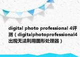 digital photo professional 4评测（digitalphotoprofessional4出现无法利用图形处理器）