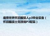 魔兽世界怀旧服猎人p3毕业装备（怀旧服战士竞技场P3配装）