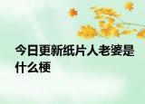 今日更新纸片人老婆是什么梗