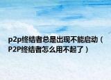 p2p终结者总是出现不能启动（P2P终结者怎么用不起了）