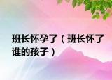 班长怀孕了（班长怀了谁的孩子）