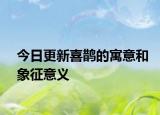 今日更新喜鹊的寓意和象征意义
