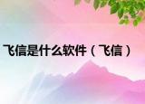 飞信是什么软件（飞信）