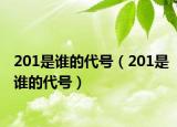 201是谁的代号（201是谁的代号）
