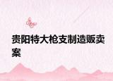 贵阳特大枪支制造贩卖案
