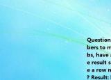 Question6:（How can I add row numbers to my result set? In database pubs, have a table titles , now I want the result shown as below,each row have a row number, how can you do that? Result: line-no title_id ----------- -------- 1 BU1032 2 BU1111 3 BU2075 4