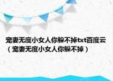宠妻无度小女人你躲不掉txt百度云（宠妻无度小女人你躲不掉）
