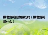 嫩皂角刺能煮熟吃吗（嫩皂角刺是什么）