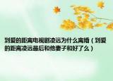 到爱的距离电视剧凌远为什么离婚（到爱的距离凌远最后和他妻子和好了么）